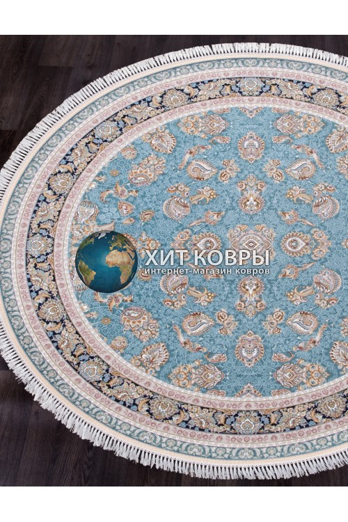 Иранский ковер Farsi 1500 136 Голубой круг